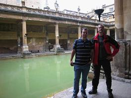 at the roman baths